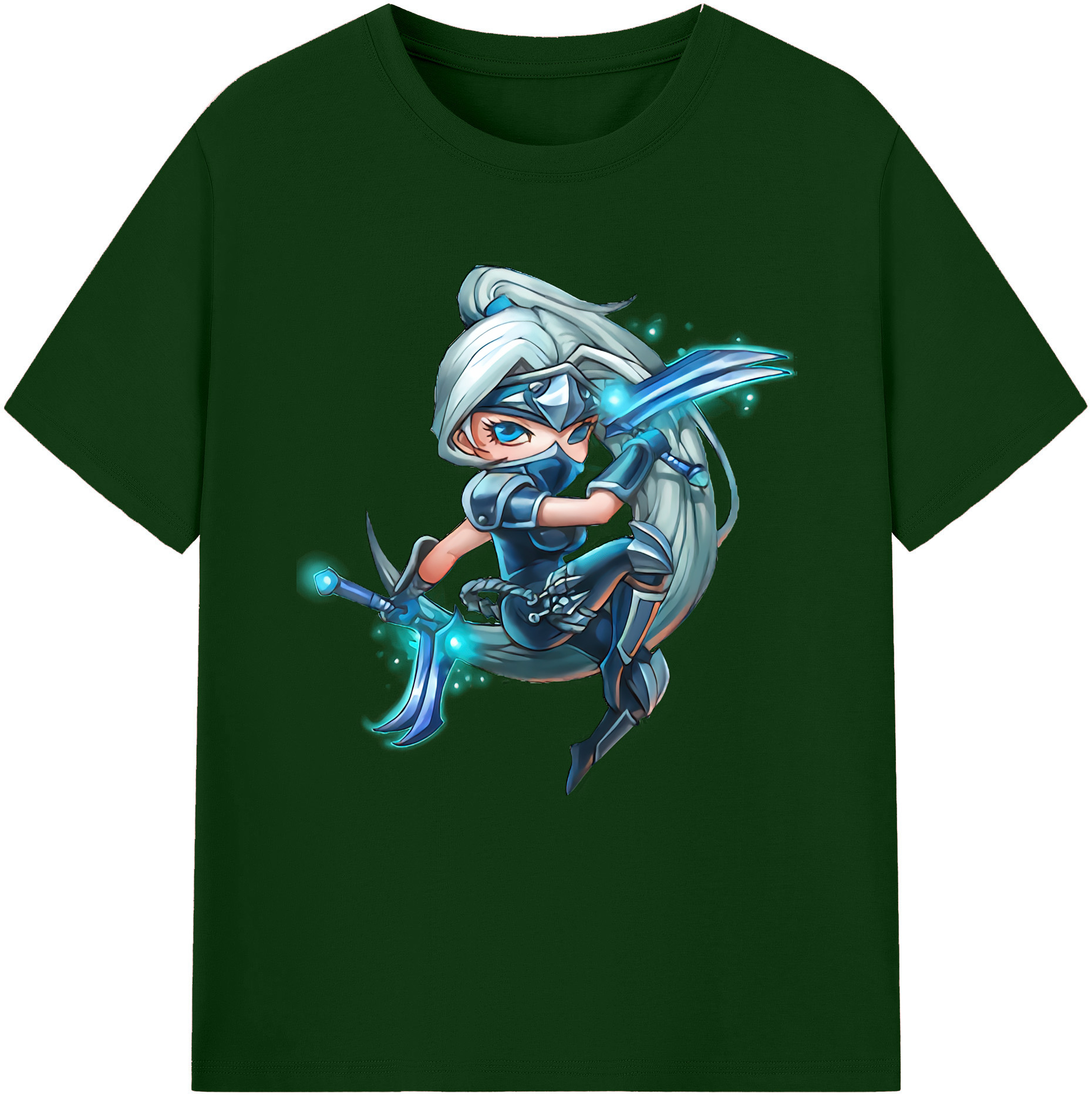 リーグ・オブ・レジェンド League of Legends LOL 綿100％半袖Tシャツ（フロントプリント）